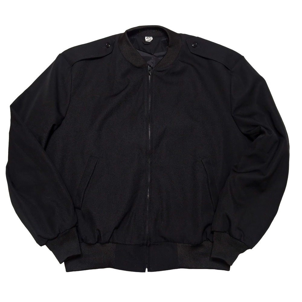 NEPTUNE GARMENT CO Army Officer Jacket Mens 46 Short Black Excellent Poly Wool
